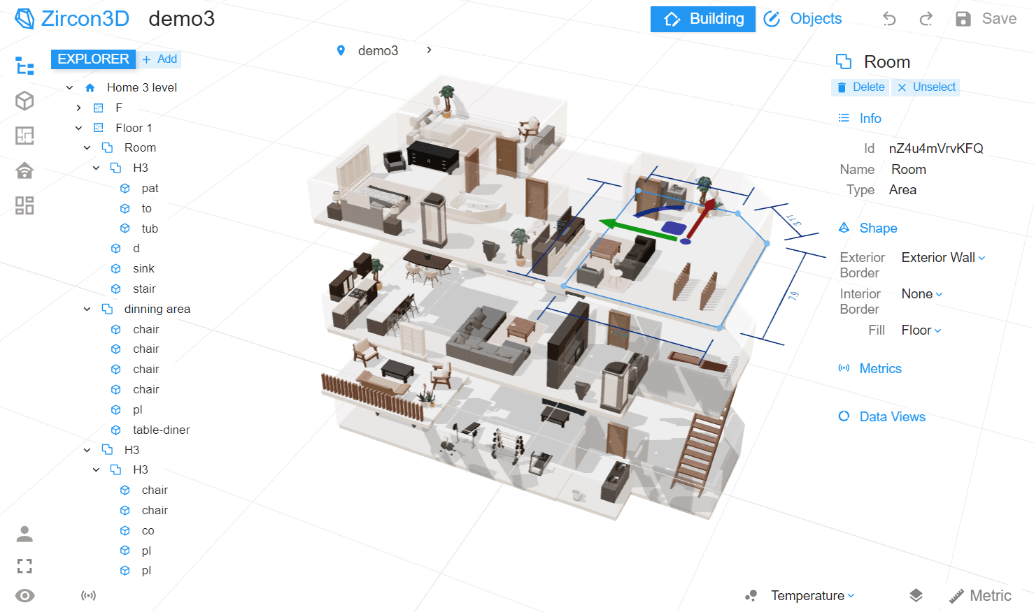 Intuitive Way to Create 3D Building Models