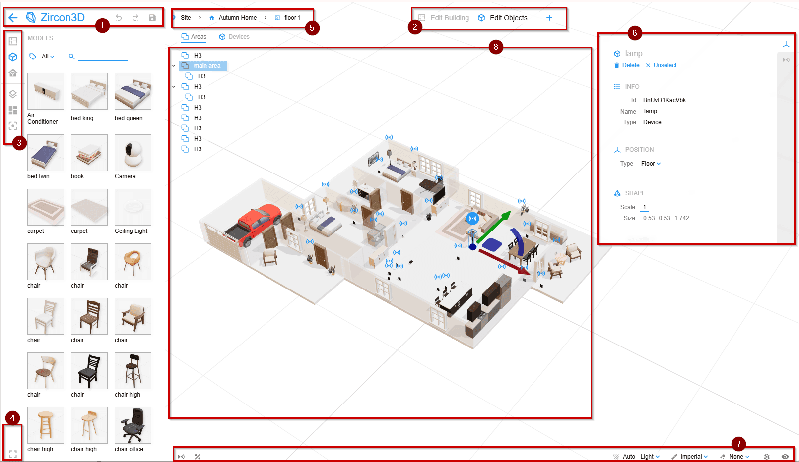 Designer UI overview